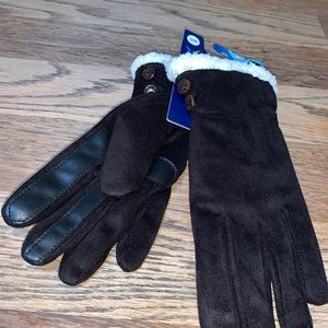 Black Suede Gloves